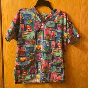Scrub H.Q. Frog Scrub Top
